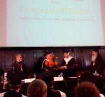 Georgios Mantzaridis, Doctor Honoris Causa la „Cuza”