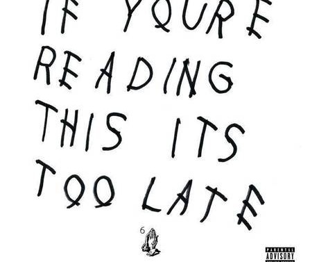 „If you’re reading this it’s too late”