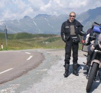 Petrică Ciobanu a mers pe motocicletă în Alaska