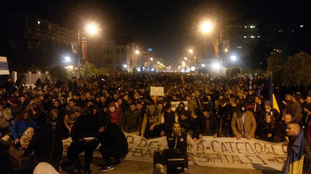 Cîteva mii de oameni au protestat de marți pînă vineri pe străzile Iașului.