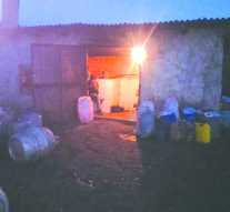 Izvorul din care curge apă și foc