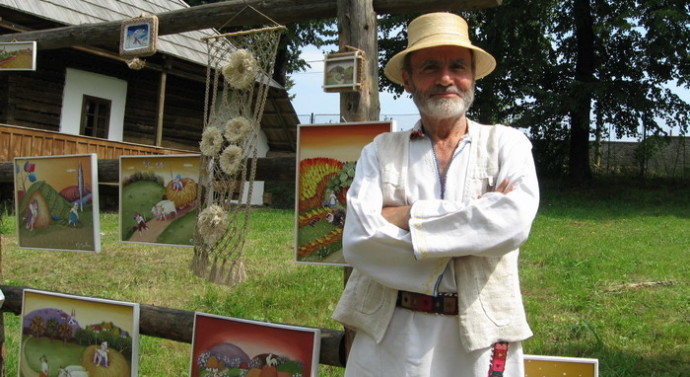 Nuanțele satului unui pictor naiv