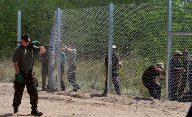 Gardul ridicat de Ungaria pentru a opri valul de imigranți