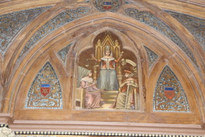 Reprezentarea justiției din Sala Voievozilor.