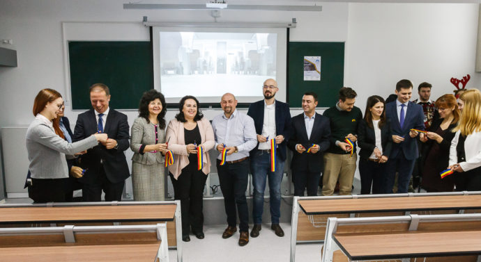 Un nou amfiteatru și o sală de curs și lucrări practice au fost inaugurate la Universitatea „Alexandru Ioan Cuza”