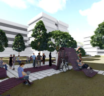 Doi studenți de la Arhitectură vor să reamenajeze spațiile verzi din campusul Politehnicii