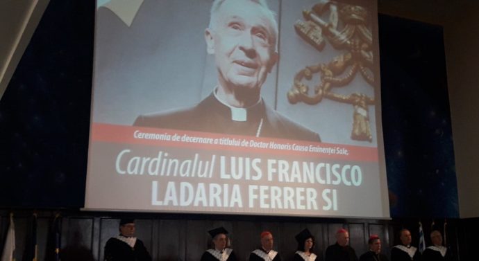 Cardinalul Luis Francisco Ladaria Ferrer, Doctor Honoris Causa al Universității „Alexandru Ioan Cuza” din Iași