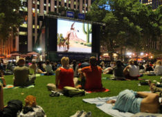 Filme europene proiectate în aer liber